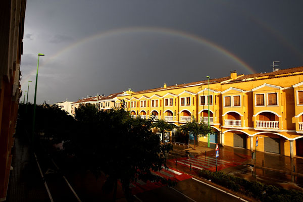 Arco iris de otoño